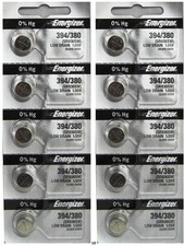 ENERGIZER 394 380 WATCH BATTERIES SR936SW 10 Piece Sealed Authorized Seller