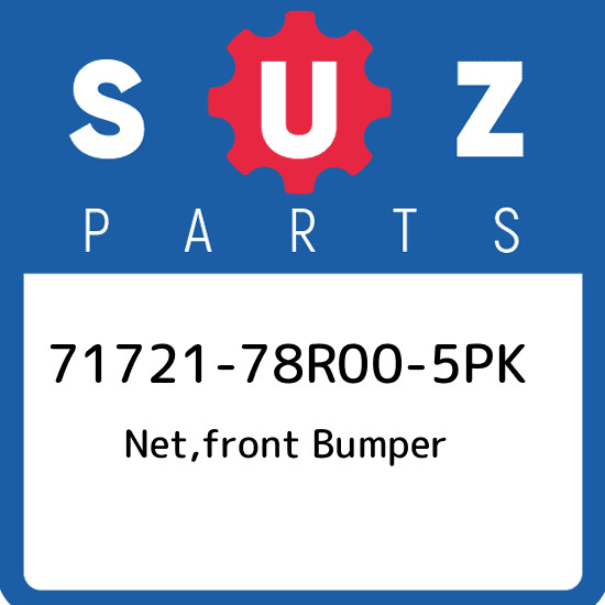 71721-78R00-5PK Suzuki Net,front bumper 7172178R005PK, New Genuine  