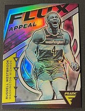 Russell Westbrook 2020-21 Panini Flux - Flux Appeal Silver Prizm SP #10 Lakers