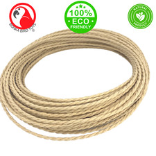 Bonka Bird Toys 2265 Natural Twister 100ft Paper Cord Rope Foot Talon Craft Pet