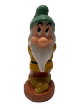 Vintage Disney Snow White 7 Dwarfs Bashful Rubber Bath Toy Squeaking