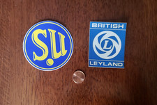 Su 3 Badge Sticker Color Label Vintage Reproduction With British Leyland