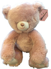 FAO Schwarz Sparklers Pink Plush 10" Teddy Bear Sparkle Accents Sott Huggable