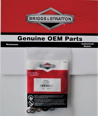 #ad SML Genuine OEM Briggs and Stratton 705001 O RING KIT $21.45