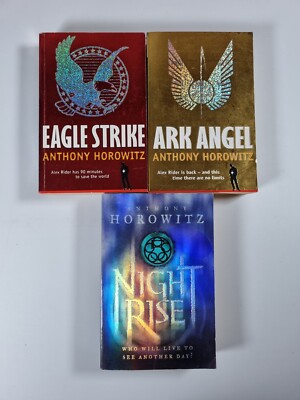 Anthony Horowitz Alex Rider Series 3 Book Bundle Night Rise Eagle Strike PB