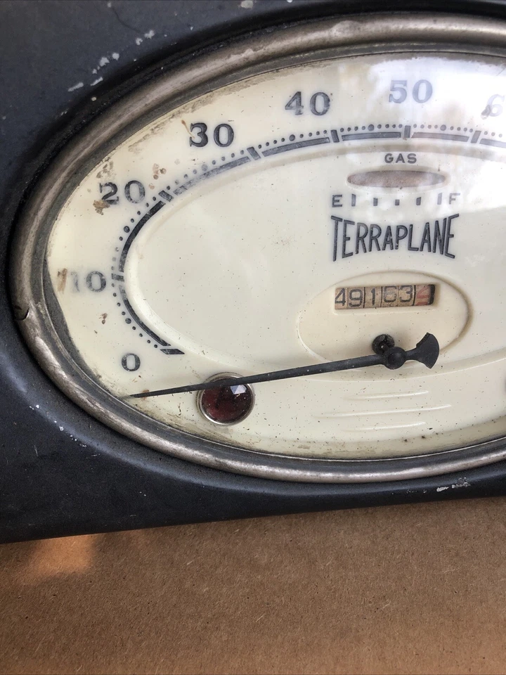 Hudson Terraplane 1935 velocímetro tablero original clúster Foto 3 de 4