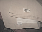 NEW COUNTRY CURTAINS BRAND CURTAINS 1 PAIR/2 PANELS 48"X46" BEIGE SOFT NUBBY $62