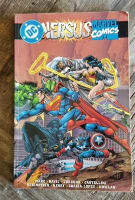 DC VERSUS MARVEL Comics TPB NEWSTAND Edition 3rd Print RARE Amalgam