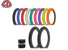 ALTALINE PERFORMANCE BICYCLE WIRE BEAD TIRE 18" X 2.125 BMX COMP III W/TUBES.