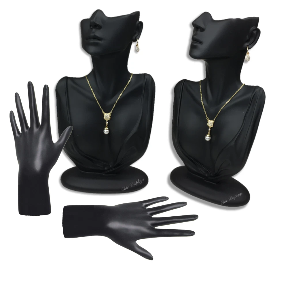 Necklace hotsell holder black