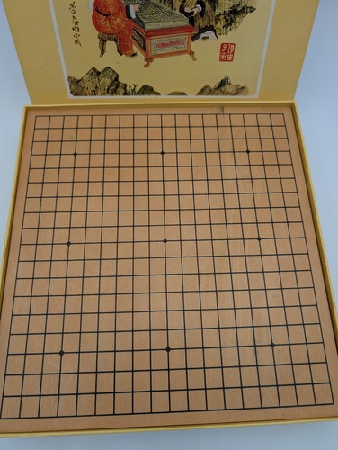 Gioco di strategia orientale GO Deluxe 1982 vintage tavola legno massello completa - Foto 6 di 11