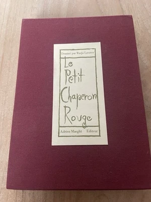 Livre Le Petit Chaperon Rouge Dessiné Par Warja Lavater Adrien Maeght Editeur - Photo 1/4