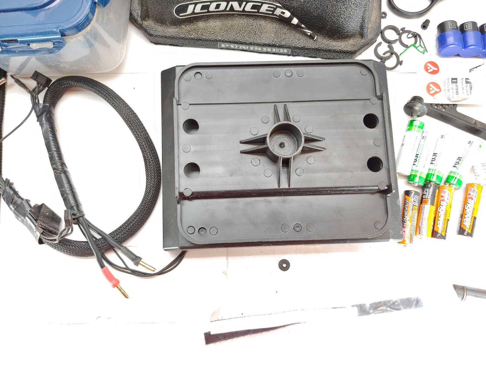 RC Racing Starter Set: Duffel Bag Hauler, Car Stands Pit Mat Tools Tape Traction