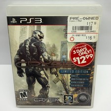 Crysis 2 -- Limited Edition (Sony PlayStation 3, 2011) CIB, W/ MANUAL