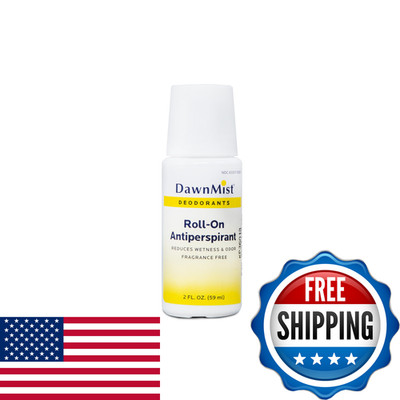 Dawnmist Dukal Dawn Mist Antiperspirant Deodorant 2 Oz. Unscented Roll-On Pack