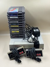 Nintendo NES 001 Console With Mixed 13X Games Bundle X2 Remotes Read Description