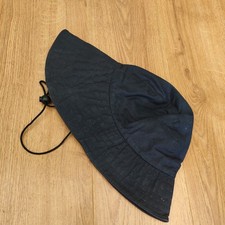 Barbour Vintage Navy Wax Sou'wester Hat Thornproof D564 Bucket/Festival