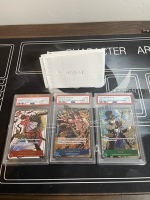 One Piece Card Game 3rd Anniversary Winner PSA 10 Sequential Set