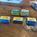 Lot of 5 Vintage Lesney Matchbox Cars In Original Boxes ONLY 2 Cars