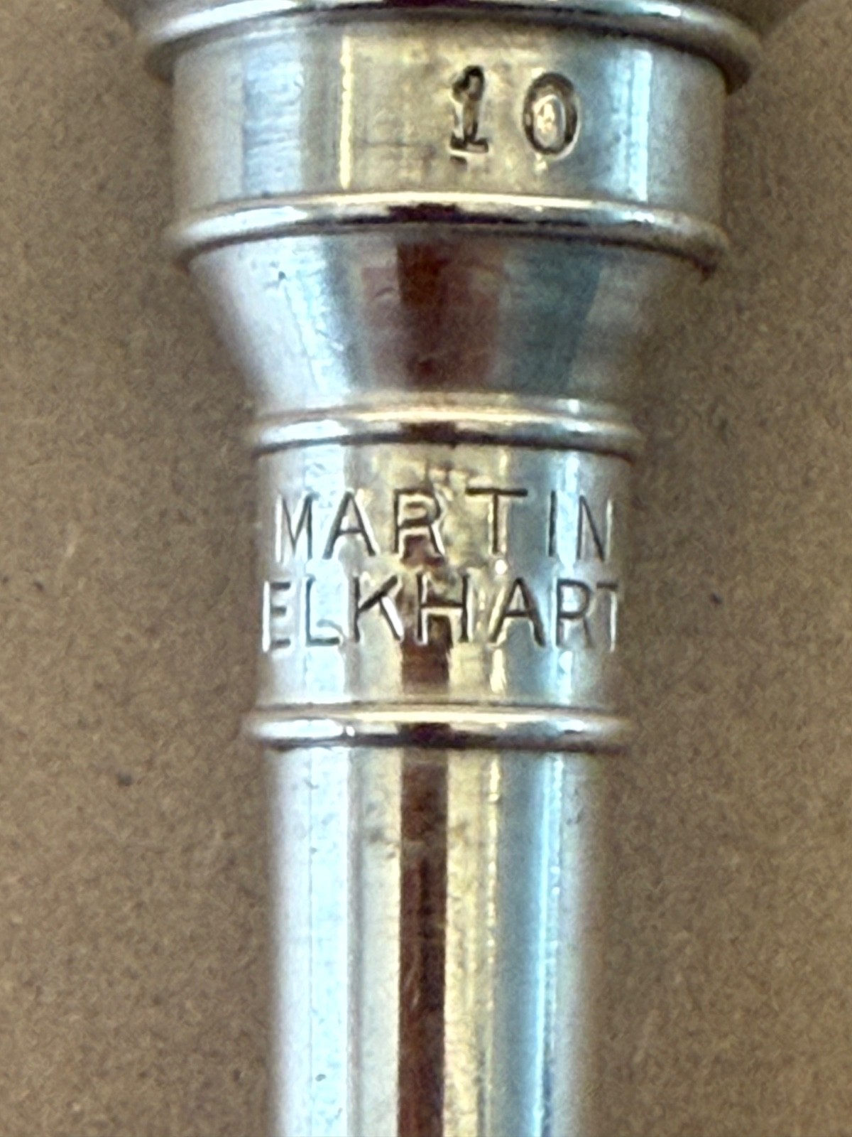 Rare Martin Elkart 10 Trumpet Mouthpiece