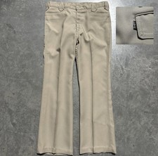 Vintage 60s/70s Levi  s Sta-Prest Western Bootcut Flared Pants Size 36x31 Rare