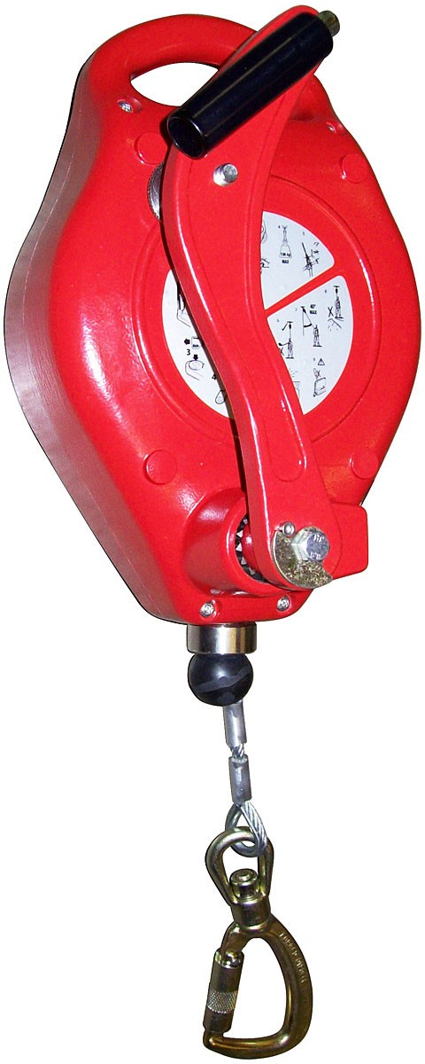 Isc Merlin 15m Fall Arrest Block with Emergency Winch Heavy-Duty Wire Recovery 251790₽