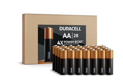 Duracell Optimum AA Batteries 28 Count with power boost 28 (Pack of 1) 