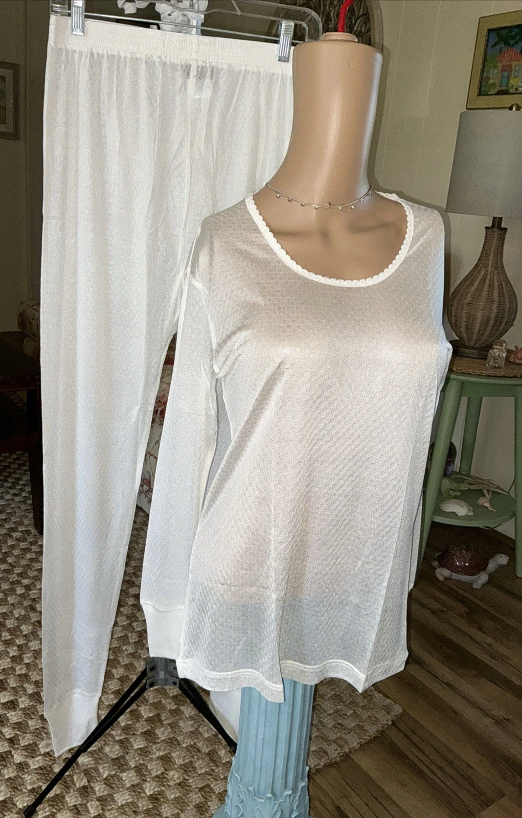 GuideGear 2XL 100% Pure Filament Silk Outdoor ThermalBaseLayer Set Retail ⬆️$100