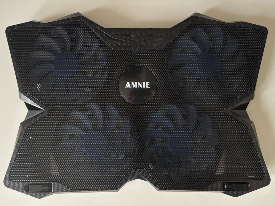 ⭐️ Amnie Laptop-Kühler 15,6-17" Notebook | 4 Lüfter | Blaues LED | USB | TOP ⭐️ - Bild 3 von 4