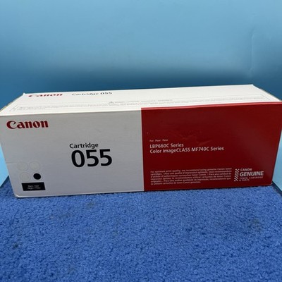 Canon 055 Black Toner Cartridge Genuine OEM for LBP660C Series