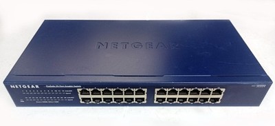 NETGEAR ProSAFE 24-Port Gigabit Switch and Power Cord -Model: JGS524 V2 -TESTED
