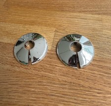 Pair Pipe collars 15mm Chrome Free Post