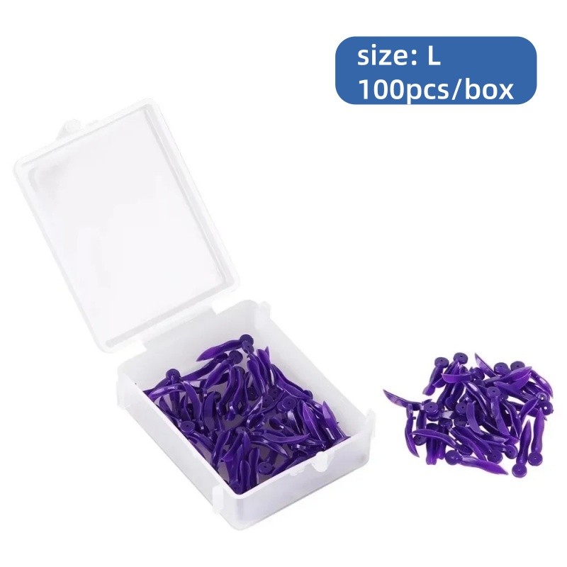 Cuña interdental compuesta de hueco dental en forma de onda de plástico desechable mezclado