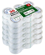 Clear Packing Tape, 36 Rolls Heavy Duty Packaging Tape for Shipping Packaging Mo