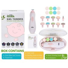 Electric Baby Nail File Trimmer/Manicure Toddler Toes Trim Nails Polish Care Set