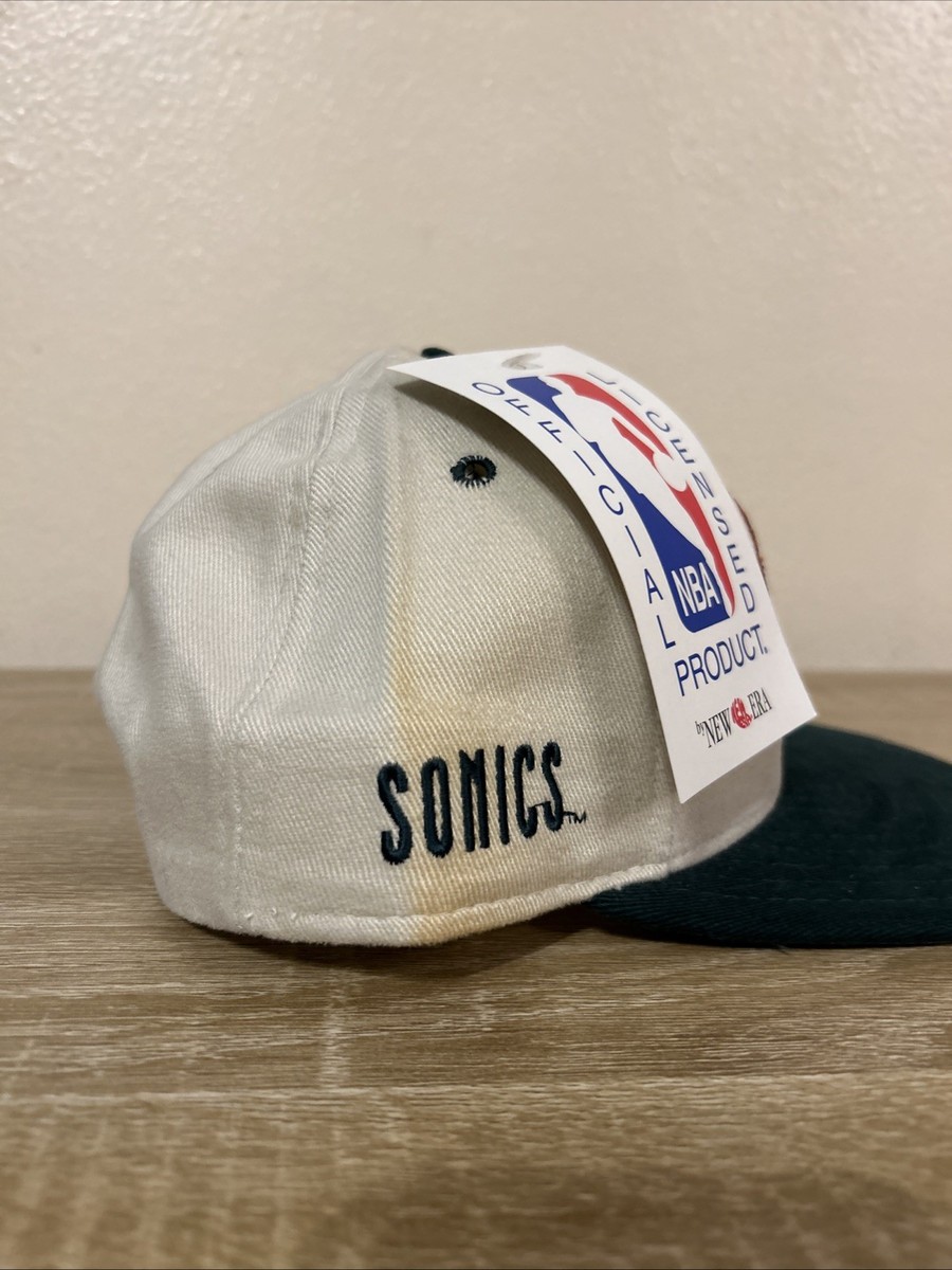 Seattle Super Sonics NBA New Era Snapback Cap Hat Vintage 90's