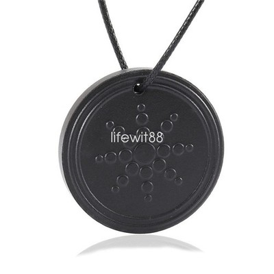 Volcanic Stone Necklace Flying Man Stone Pendant Quantum Necklace Volcanic Stone