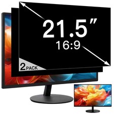 2 Pack 21.5 Inch Privacy Screen for Computer Monitor, Eye Protection Anti Gla...