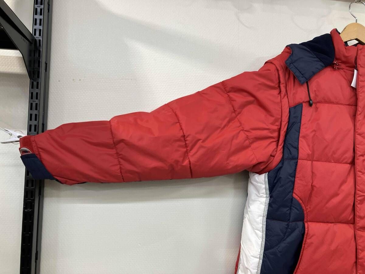 Starter Reversible Down Jacket Navy Nylon Polyest… - image 6