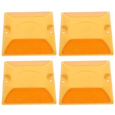 4 Pcs Driveway Reflectors Reflective Pavement Marker Markers Heavy Duty