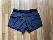Lululemon Speed Up Shorts, Black, Women s Size 4