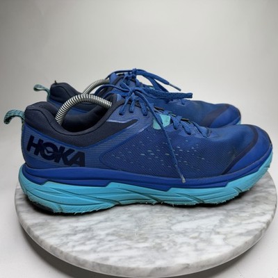 Hoka One One Challenger ATR6 Blue Trail Running Shoe Mens Size 10.5D NO INSOLES