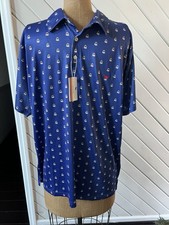 NWT Simply Southern Men's Short Sleeve Performance Polo Shirt Eagle Head Sz XL