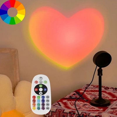 Sunset Light Love Projector LED Desk Lamp Bedroom Decorative Light