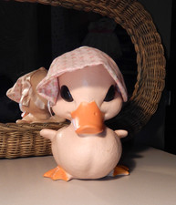 Vintage Niagara Plastics Rubber Duck Ducky Coin Bank (Erie, PA MI • Made in USA)