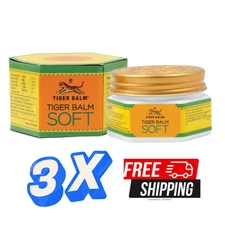 3 x Tiger Balm Soft Ointment For Massage Muscle Pain Relief Ache Neck 25g