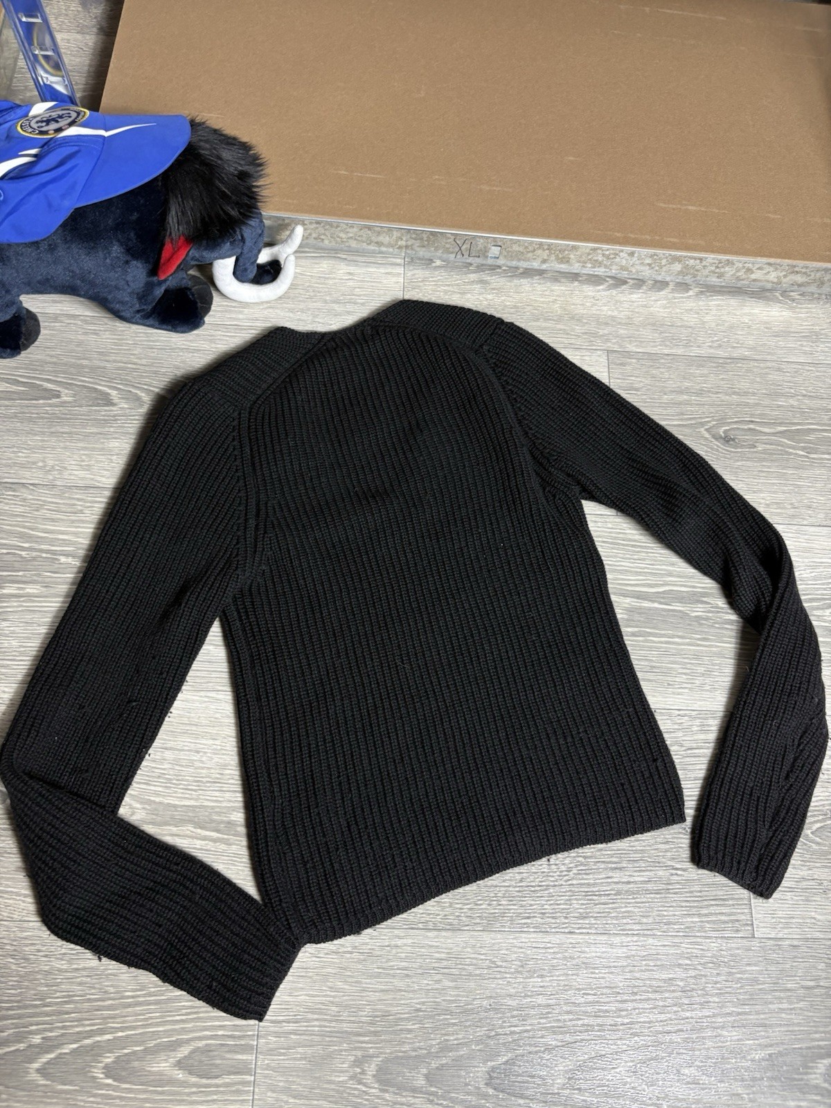 Vintage Acne Studios Black Deborah Sweater Womens Size S Small Rare image 8