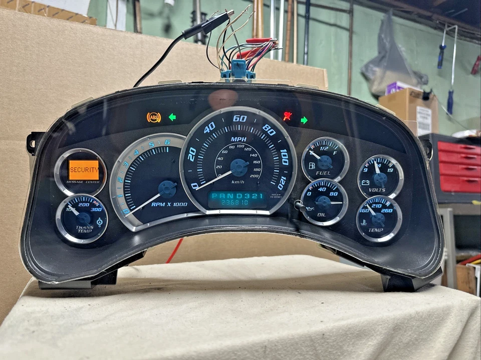 Cadillac Escalade GMC Chevy 2002 cuadro de instrumentos unidad de montaje OEM 236 K Foto 3 de 4