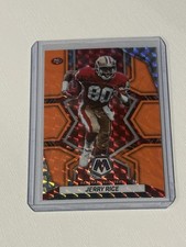2022 Panini Mosaic - Jerry Rice #181 Mosaic Reactive Orange Prizm