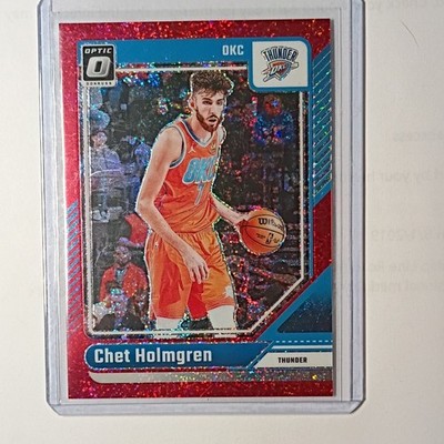 Panini 2024-25 Donruss Optic Chet Holmgren #23 Thunder Red /175